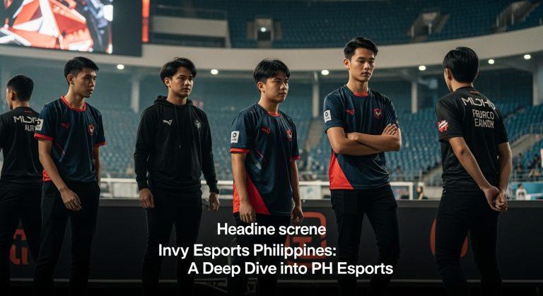 Esports players from invy Esports Philippines during a tournament in Manila.