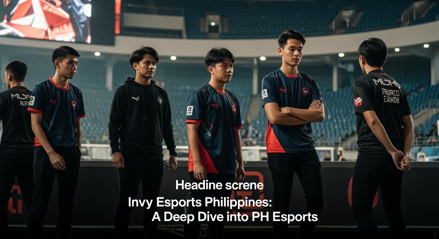 Esports players from invy Esports Philippines during a tournament in Manila.