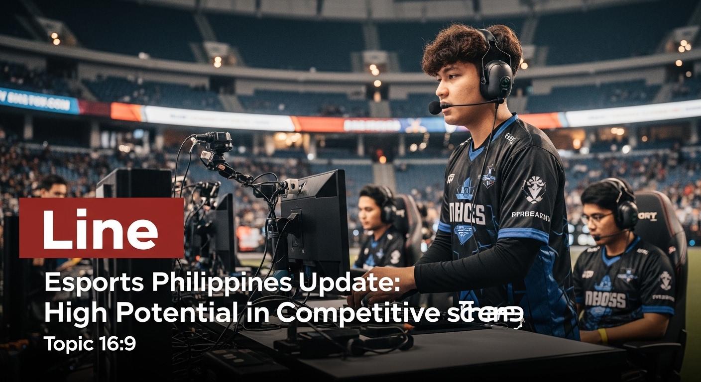 Esports team practice in a Philippine arena during a tournament