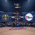 Esports representation of Nuggets vs 76ers in NBA 2K format for PH audience