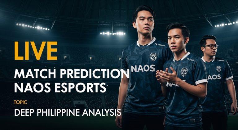 VALORANT match preview scene with NAOS Esports and Oasis Gaming banners and a Philippine audience